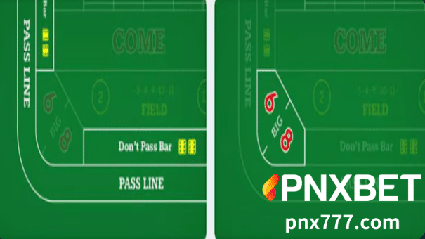 Live Craps Table Layout
